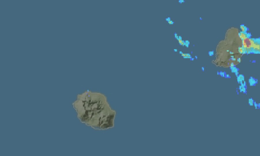 Orage à l'île Maurice