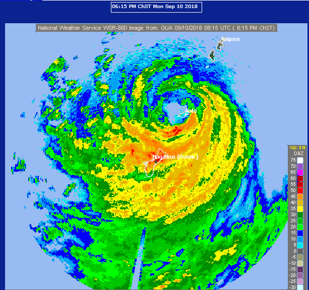 Image radar Guam ©NOAA