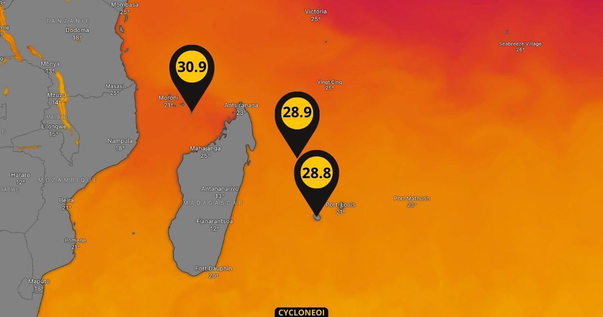 Des températures anormalement chaudes à La Réunion pour un mois d'août