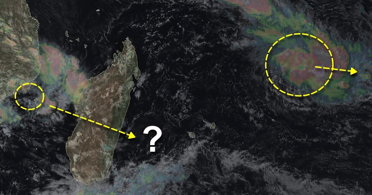 Une ou plusieurs tempêtes pourraient voir le jour dans l'océan indien Sud-Ouest