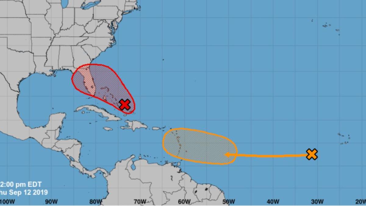 Future tempête tropicale Humberto dans l'Atlantique Nord ?