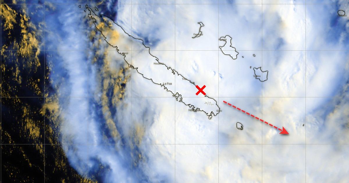 Ruby frappe la nouvelle caledonie