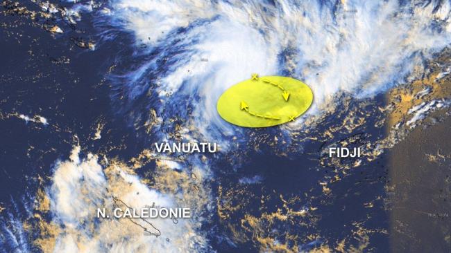 Effet Fujiwara dans le pacifique Sud pour débuter la saison cyclonique 2020/2021