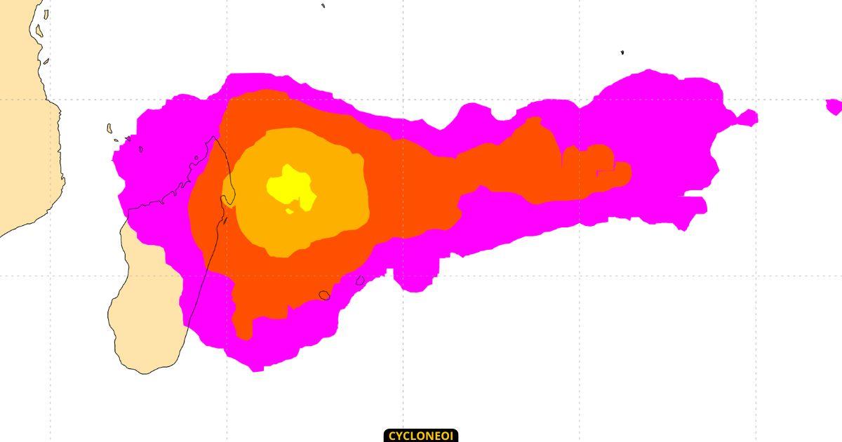 Saison cyclonique 2025/2026 : tendances d’activité du 02 au 16/03
