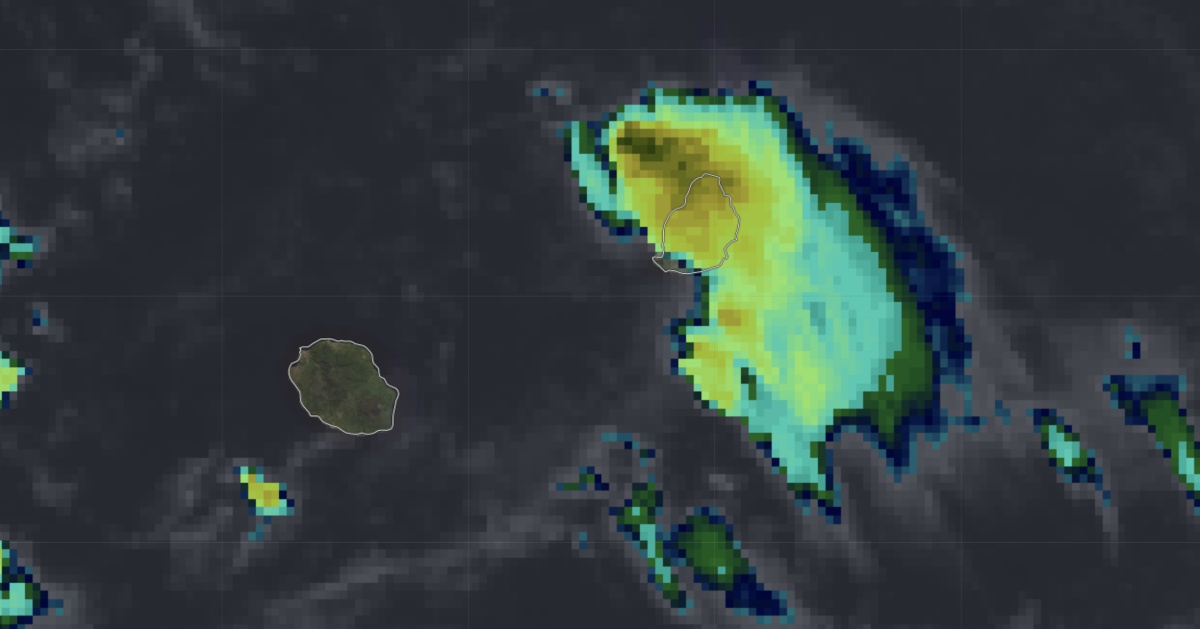Mauvais temps à Maurice et soleil à la Réunion en ce début de journée