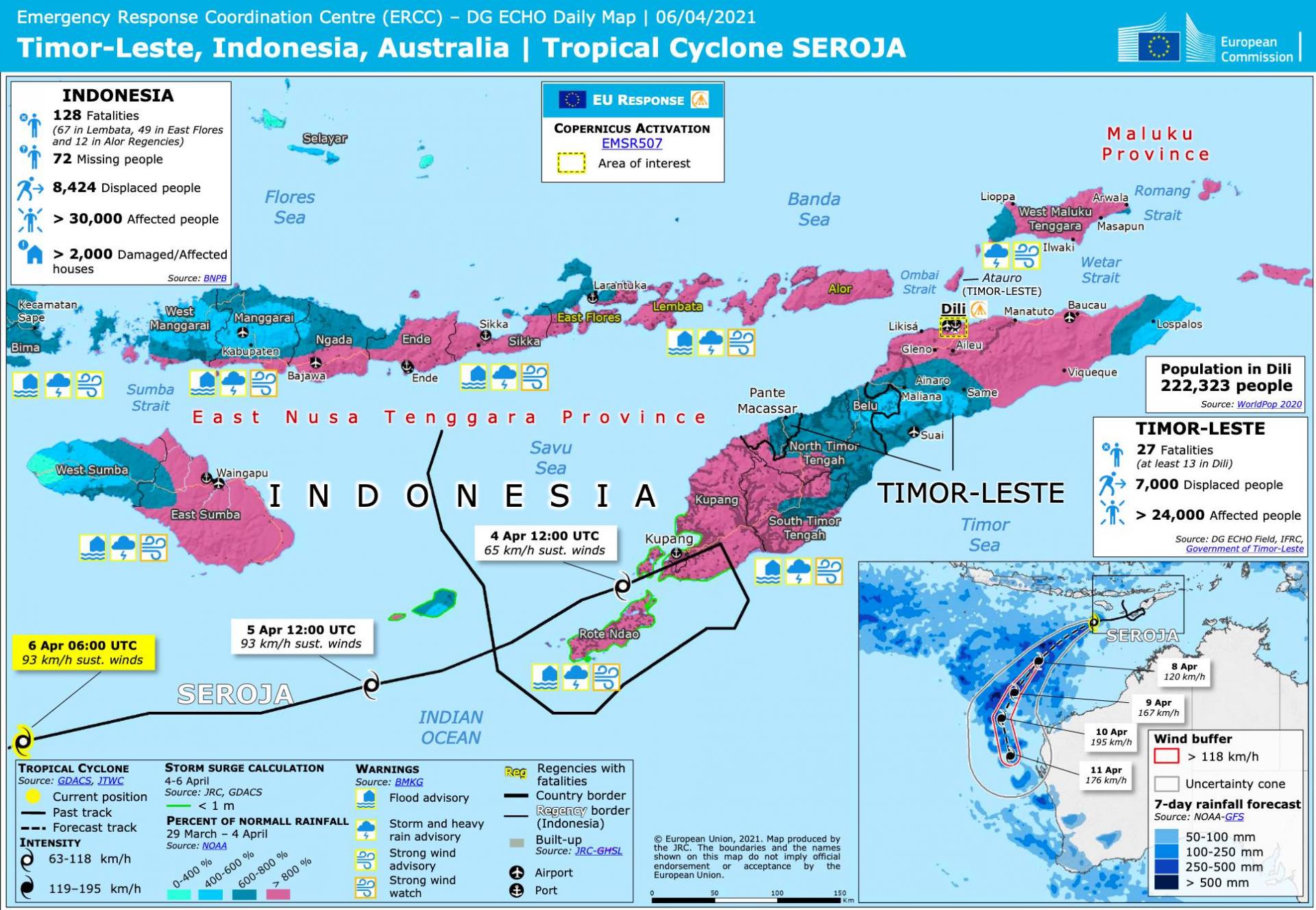 Seroja indonesie timor leste