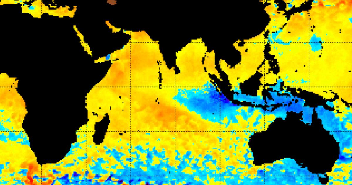 Sst ocean indien sud ouest