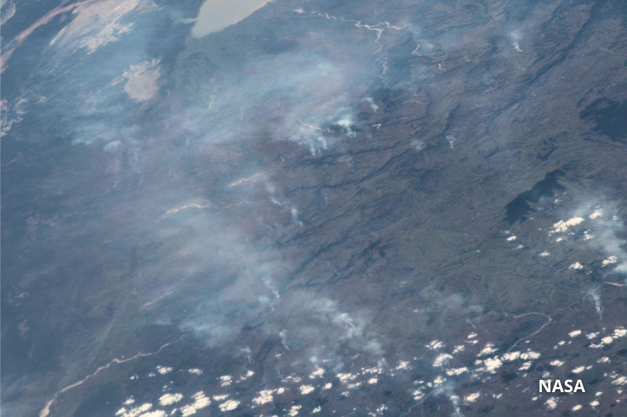 Le Sud-Ouest de Madagascar asphyxié par les brûlis - NASA