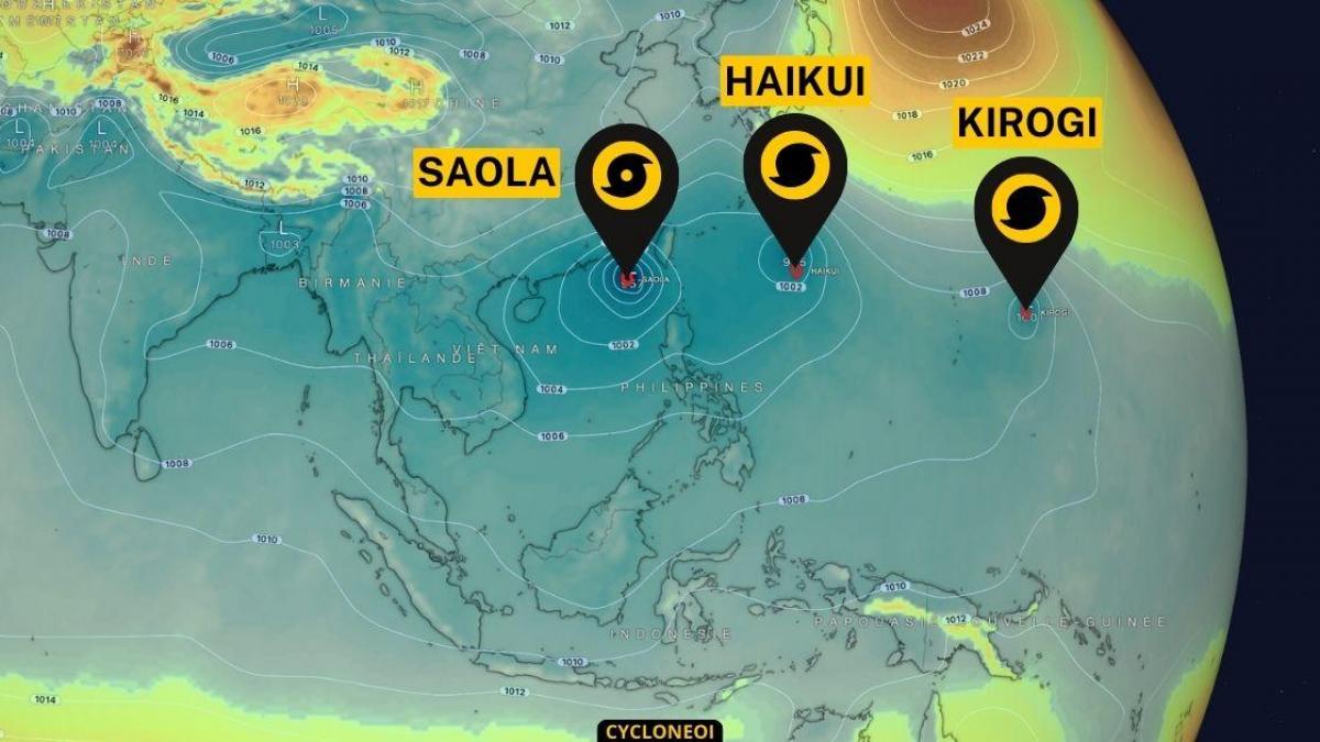 La Chine et Hong Kong sous la menace du typhon Saola