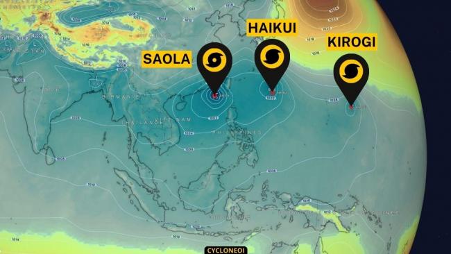 La Chine et Hong Kong sous la menace du typhon Saola
