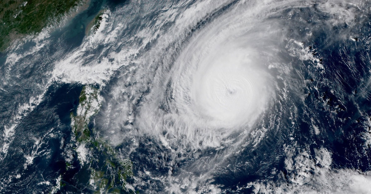 Super typhon yutu en direction des philippines