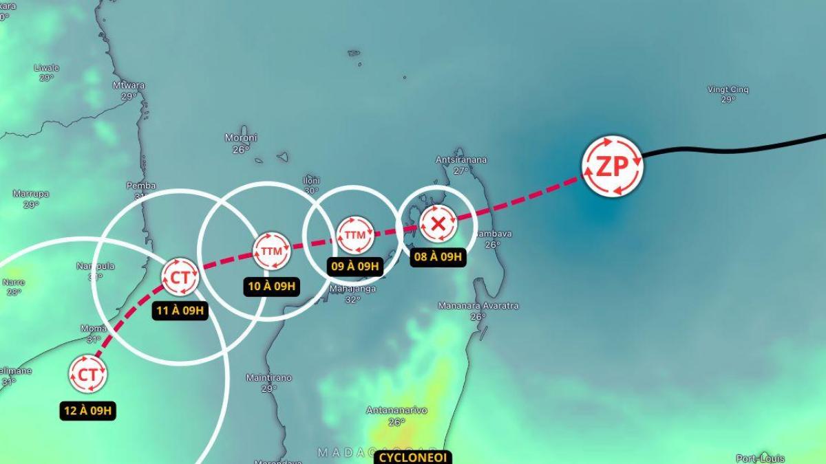Système n°12 : Impact direct sur le Nord de Madagascar