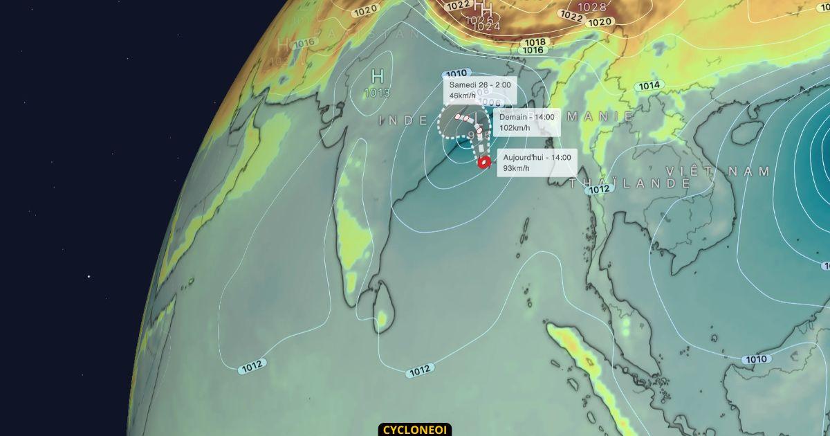 Tempête DANA, l’Inde se prépare à un nouvel impact cyclonique