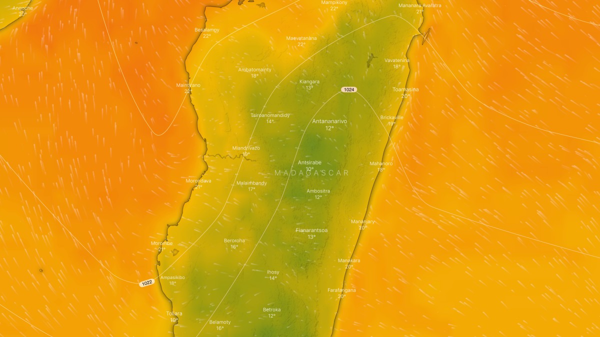 Temperature madagascar