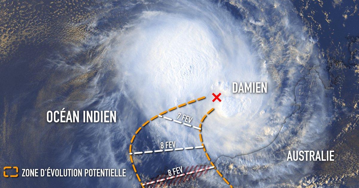 Tempete damien australie