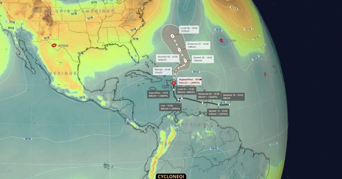 Tempete franklin hispaniola