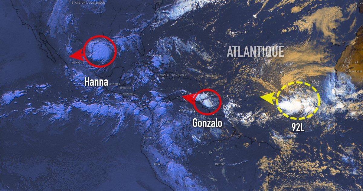 Tempete gonzalo hanna 92l