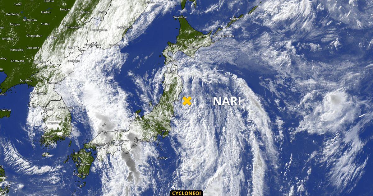 Tempête Nari au Japon : fortes pluies et vents forts observés à Tokyo
