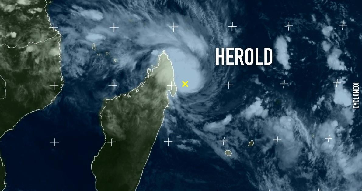 La tempête tropicale Herold baptisée par Madagascar