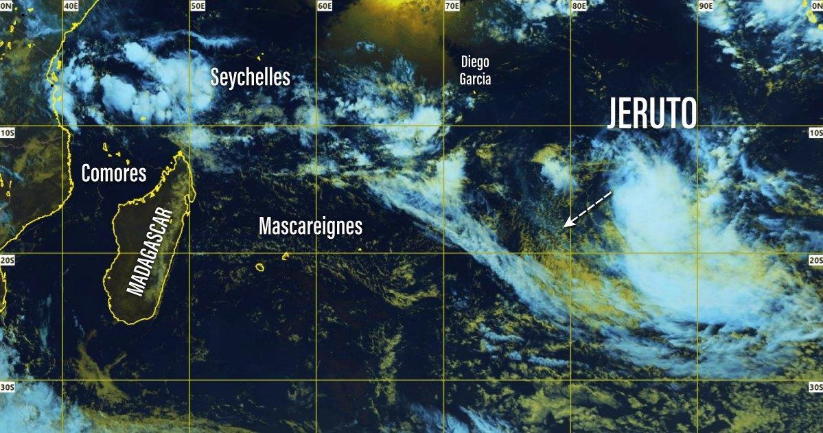 Jeruto, 10e tempête nommée de la saison cyclonique 2019/2020