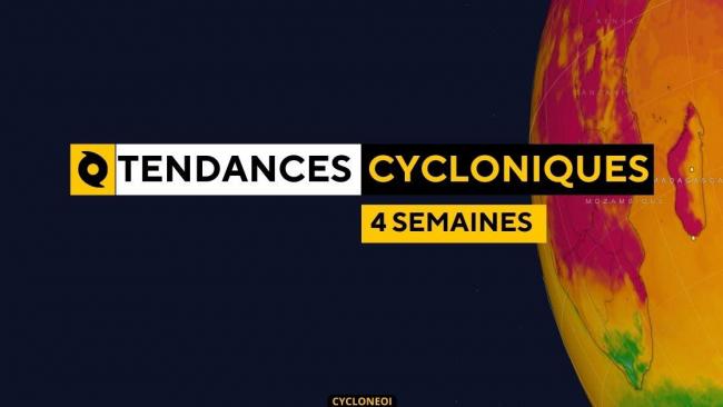 Tendances d’activité cyclonique à échéance de 4 semaines