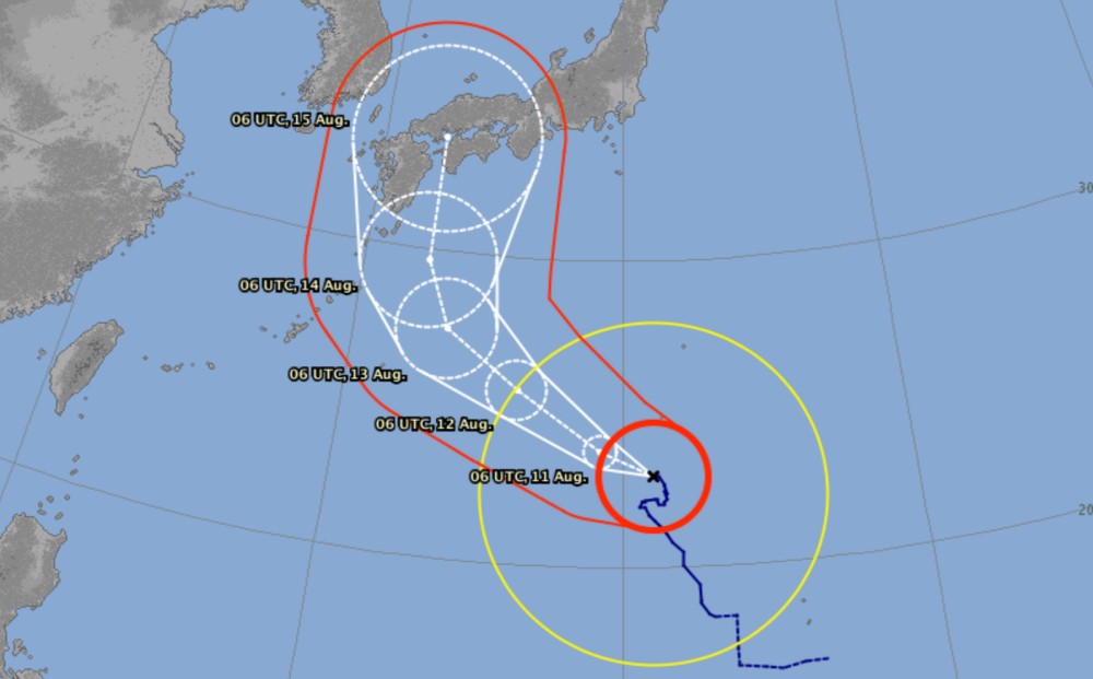 Track typhoon krosa