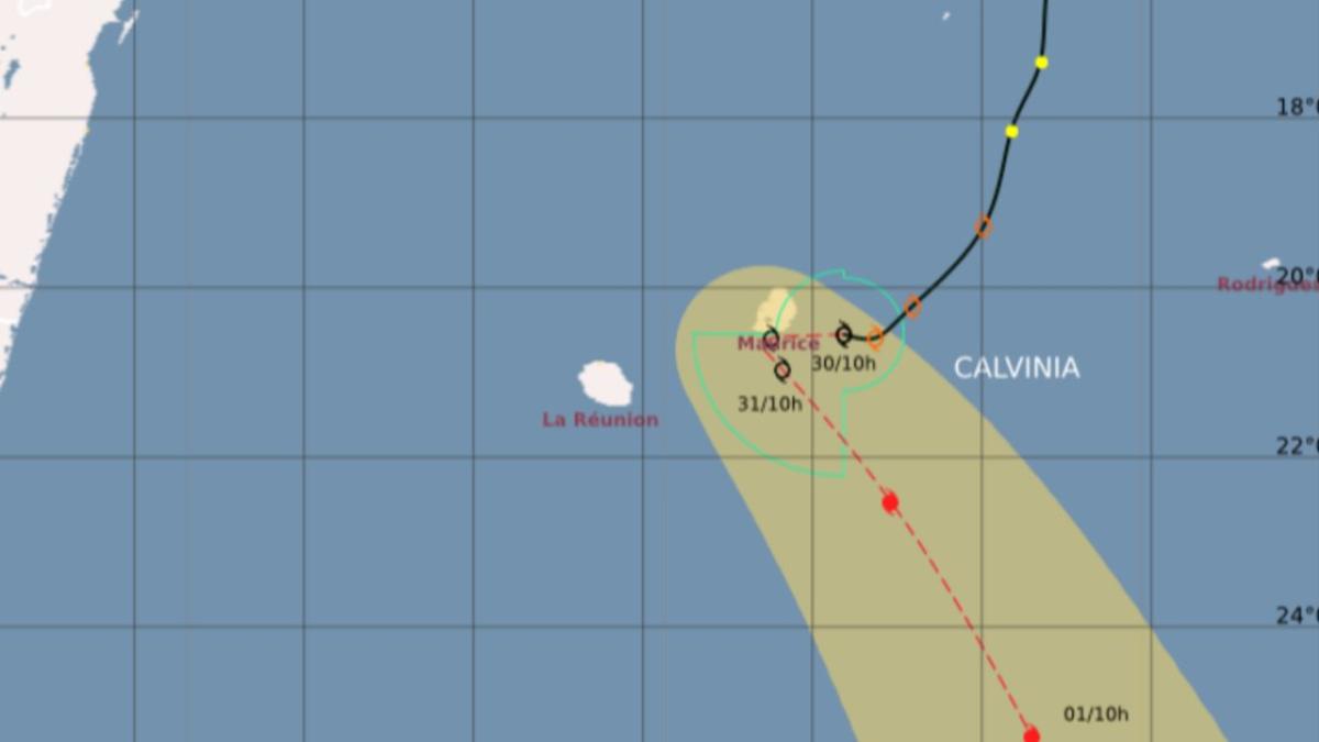 La forte tempête Calvinia pourrait impacter directement Maurice