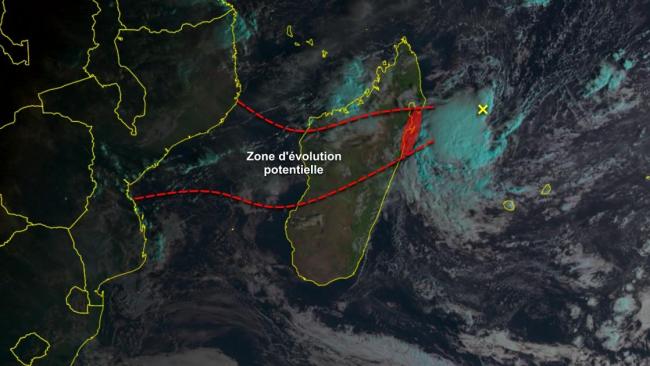 Chalane va atterrir sur l'Est de Madagascar entre Cap Masoala et Toamasina cette nuit