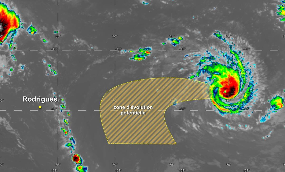 Trajectoire cyclone habana