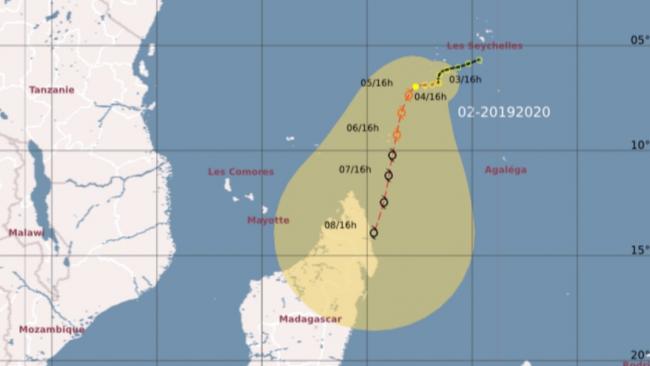 Zone perturbée n°2, menace potentielle pour Madagascar