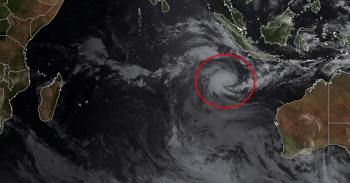 Le baptême de la future tempête Marian est imminent dans l'océan indien Sud-Est