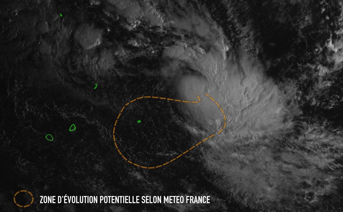 Trajectoire tempete tropicale francisco