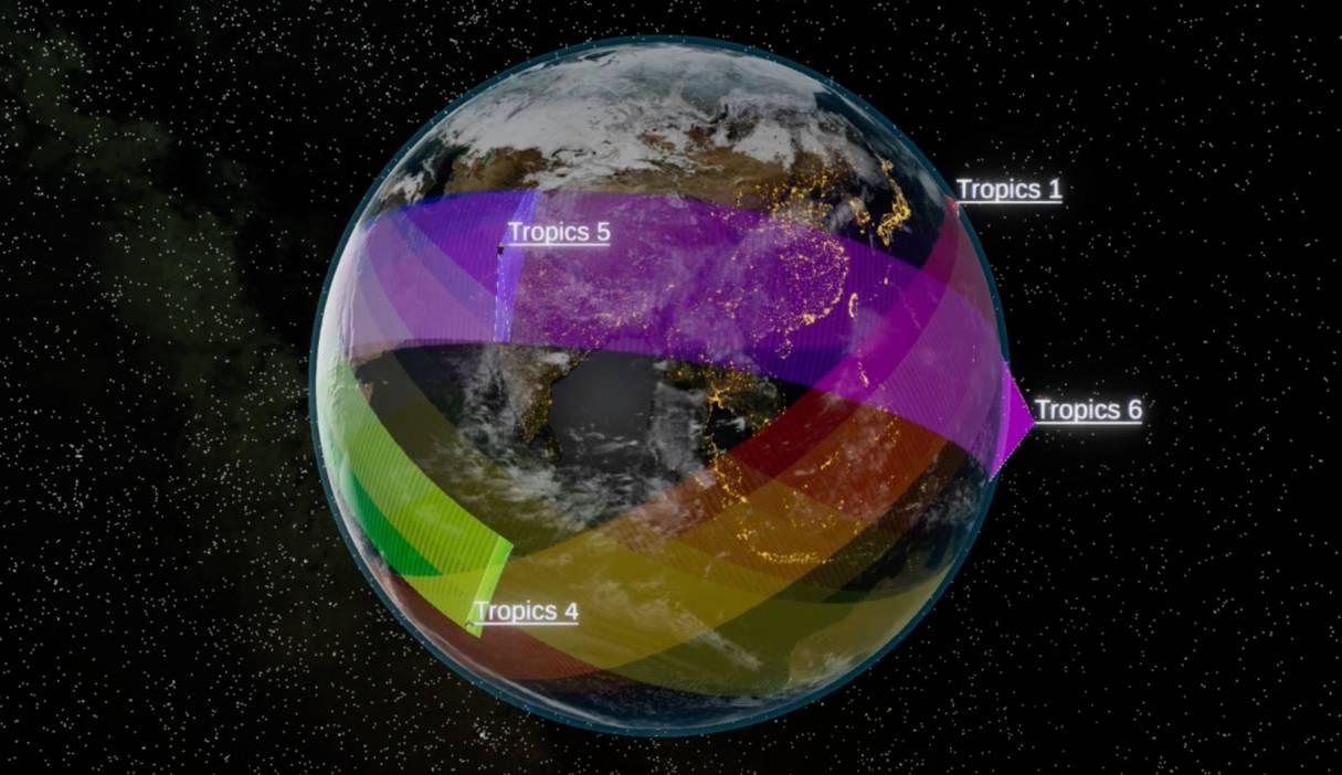 Tropics constellation de satellite pour voir dans le coeur des cyclones