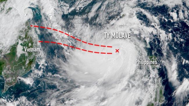 Le typhon Molave frappe les Philippines et se dirige vers le Vietnam