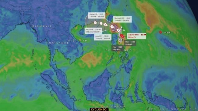 Le typhon Saola pourrait épargner Taïwan mais pas les îles Batanes