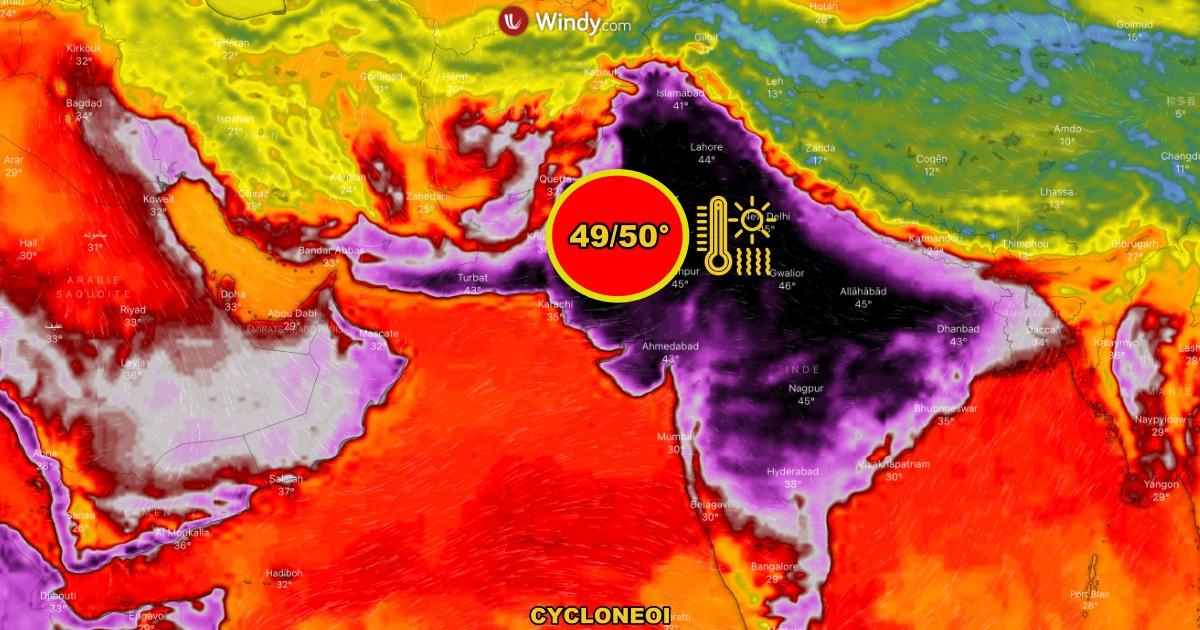 Pakistan : Des températures maximales pouvant atteindre les 50°C