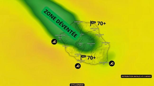 La Réunion : Une journée qui reste venteuse et une houle australe bien présente