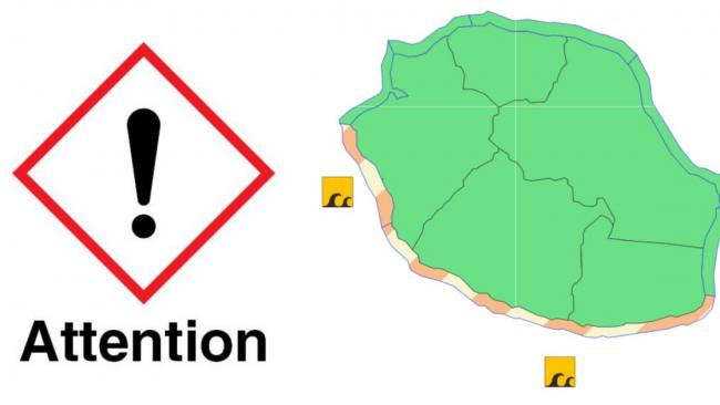 La Réunion : Une vigilance forte houle diffusée par Météo France océan indien