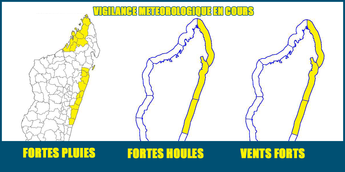 Futur Dumazile : Vigilances météorologiques en cours à Madagascar