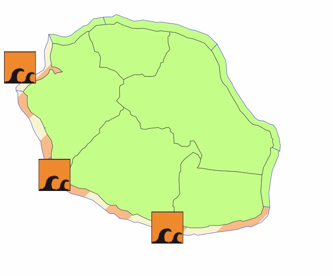 Vigilance forte houle à la Réunion ©Météo France