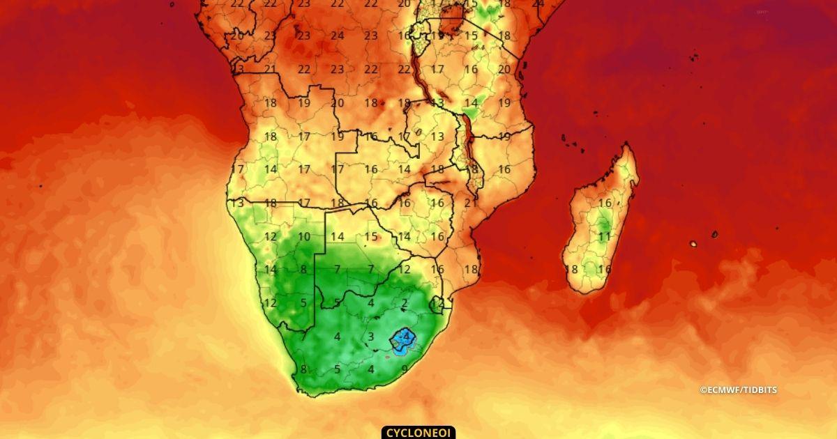 Weekend frais voire froid en afrique du sud et a tananarive