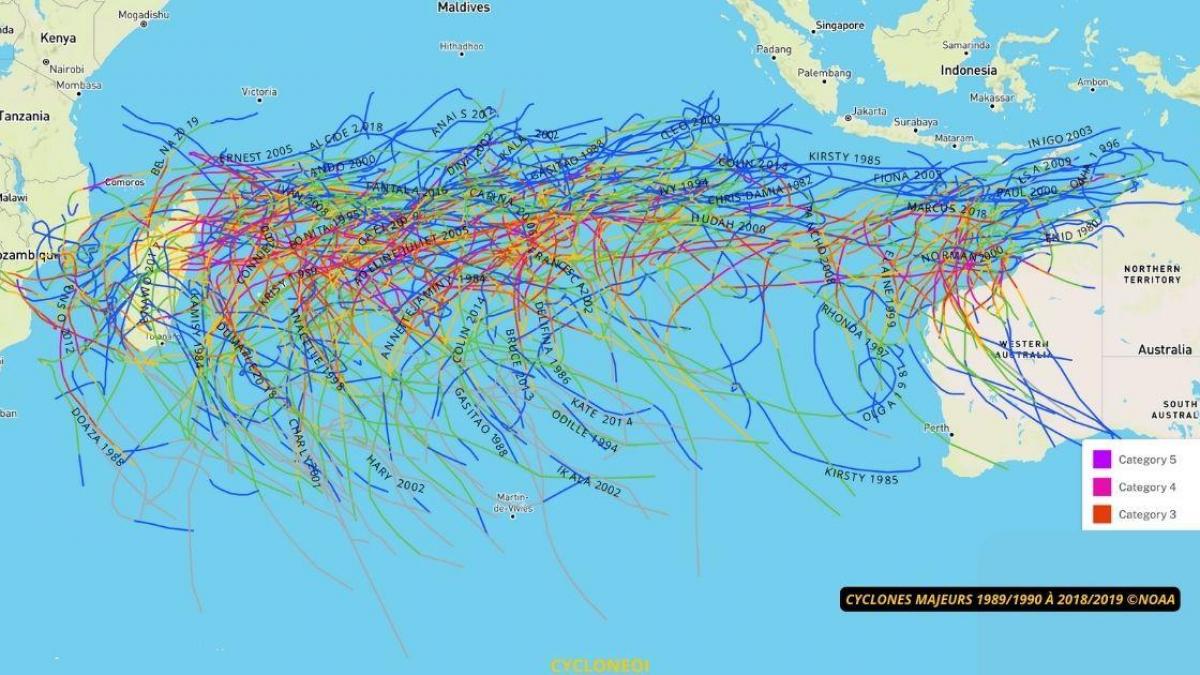 L’activité cyclonique est-elle en train de déraper dans l'océan indien Sud ?