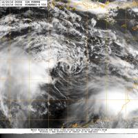 Ex-Yvette visible image from 23th dec. at 0600 UTC (NRL)